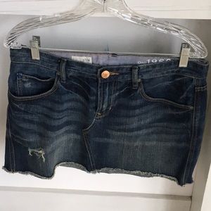 Gap jean short skirt